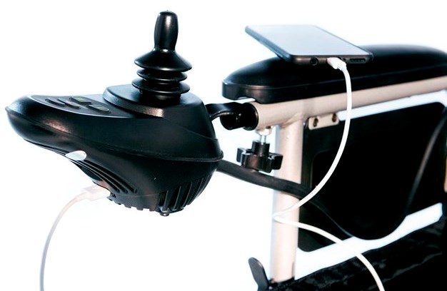 Silla de ruedas eléctrica plegable MedicalPro S400 - USB