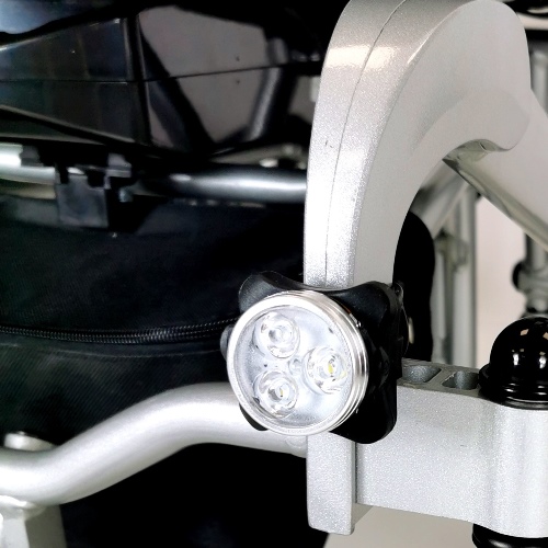 Silla de ruedas eléctrica plegable MedicalPro S570 - luces