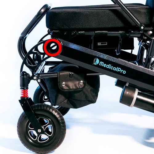 Silla de ruedas eléctrica plegable MedicalPro S600